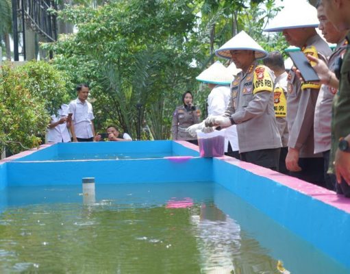 Polres Metro Bekasi Gelar Launching Gugus Tugas Polri Dalam Mendukung Progam Ketahanan Pangan