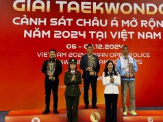 Tim Garuda Bhayangkara Presisi Juara Umum ke-2 di Ajang Taekwondo Polisi Terbuka Vietnam