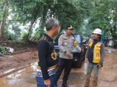 Kapolres Sukabumi Pimpin Langsung Penanganan Longsor di Bantar Gadung