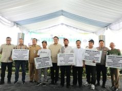 Cetak 10 Ribu Hektare Sawah Gugus Tugas Ketahanan Pangan Polri Tanam Padi Serentak