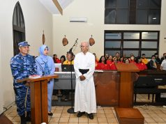 Danlanud Husein Sastranegara Sampaikan Pesan Damai Dalam Perayaan Natal 2024