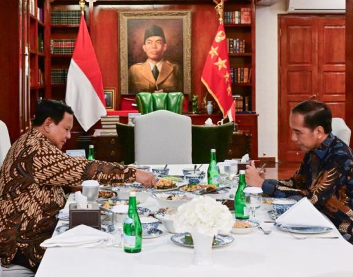 Presiden Prabowo Makan Malam Bersama Presiden ke-7 RI Jokowi di Kertanegara