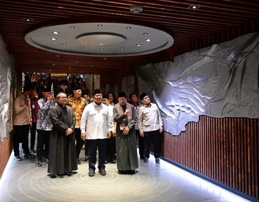 Resmikan Terowongan Silaturahim, Presiden Prabowo: Simbol Kerukunan Antarumat Beragama