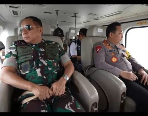 Kapolri, Panglima TNI, dan Menteri Tinjau Jalur Mudik Via Udara
