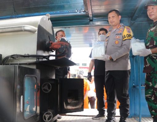 Polres Metro Tangerang Kota Musnahkan Sabu 17, 7 Kilogram