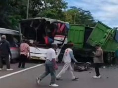 Truk Tak Kuat Menanjak Jadi Penyebab Kecelakaan Beruntun di Tol Cipularang