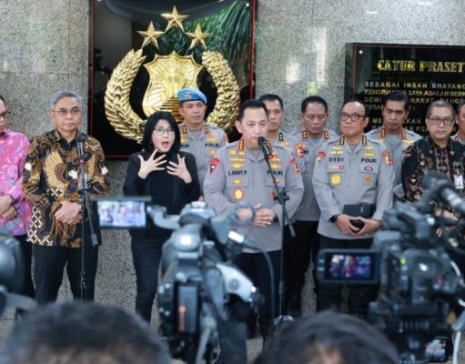 Audiensi Ketua KPK Ke Mabes Polri