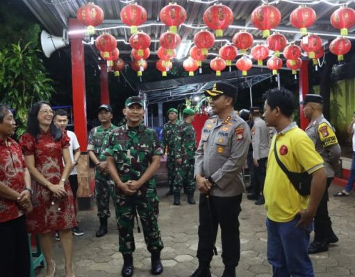 Kapolres Metro Depok Bersama Dandim 0508 Depok Laksanakan Patroli Gabungan Pengamanan Malam Tahun Baru Imlek