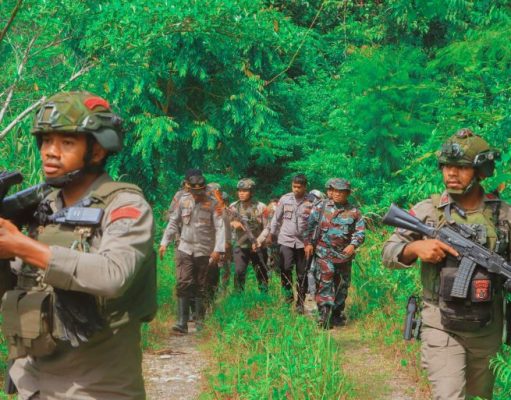 Pulihkan Keamanan di Yalimo TNI dan Satgas Ops Damai Cartenz-2025 Gelar Patroli Besar