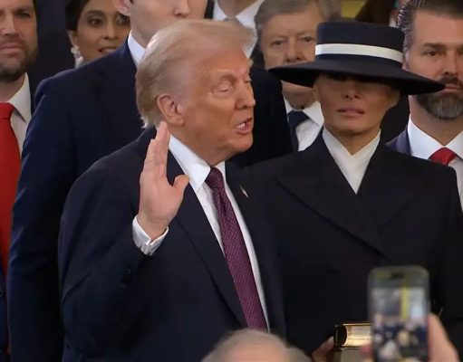 Jadi Presiden Amerika Ke 47, Donald Trump Resmi Dilantik
