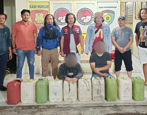 Gelar KRYD, Polres Kotamobagu Gagalkan Pengiriman Ratusan Liter Cap Tikus
