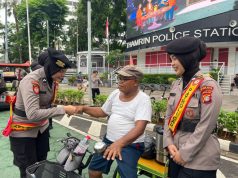 Berikan Pelayanan di CFD Sudirman-Thamrin Polwan Ditsamapta Polda Metro Jaya Hadir Humanis