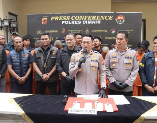Komplotan Spesialis Curanmor dan 9 Pelaku di Ciduk Polres Cimahi