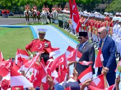 Presiden Prabowo Sambut Presiden Erdogan dalam Upacara Kenegaraan di Istana Bogor