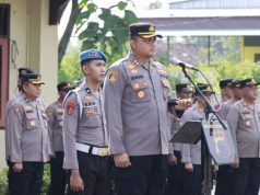Kapolres Rembang Beri Arahan & Penekanan Kepada Personil Polres Rembang pada Apel Pagi