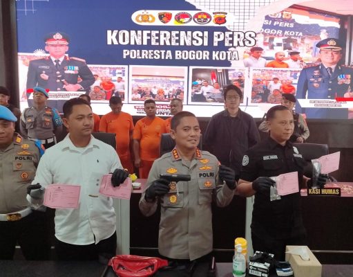 4 Pelaku Penembakan Pria di Pasar Mawar Ditangkap Polresta Bogor