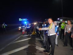 Tinjau KM 71 Tol Cikatama, Kakorlantas : Persiapan Lokasi Flag Off One Way Nasional