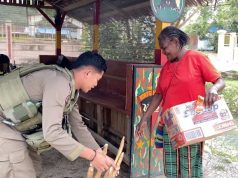 Hangatnya Kebersamaan: Mama-Mama Pegunungan Bintang dan Personel Satgas Ops Damai Cartenz 2025 Saling Berbagi