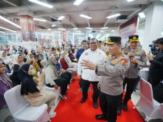 Bakti Kesehatan “Polri Untuk Masyarakat” di PT Tah Sung Hung, Brebes ditinjau Kapolri