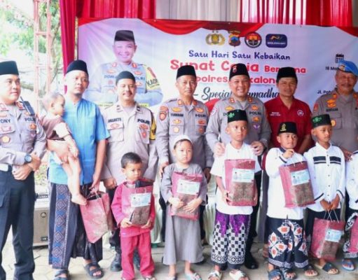Tujuh Anak Ikuti Sunat Ceria Bersama Kapolres Pekalongan Berbagi Kebaikan di Bulan Ramadhan
