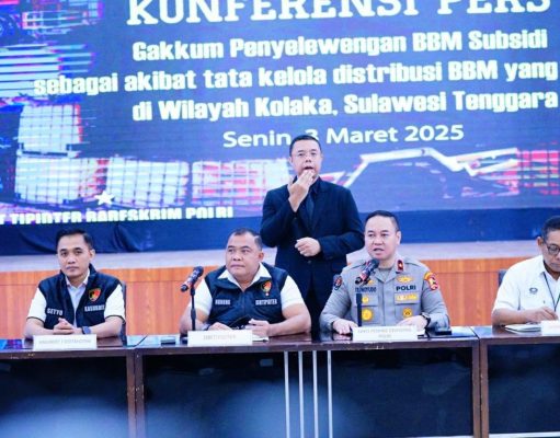 Bareskrim Polri Ungkap Sindikat Penyelewengan BBM Subsidi di Kolaka, Kerugian Negara Capai Rp 105 Miliar