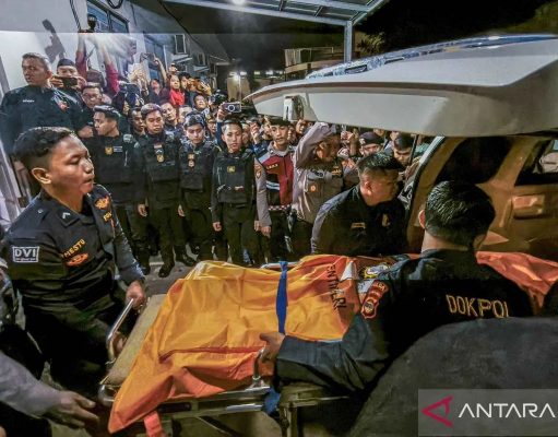 Polda Lampung Lakukan Olah TKP di Lokasi Penembakan Tiga Polisi