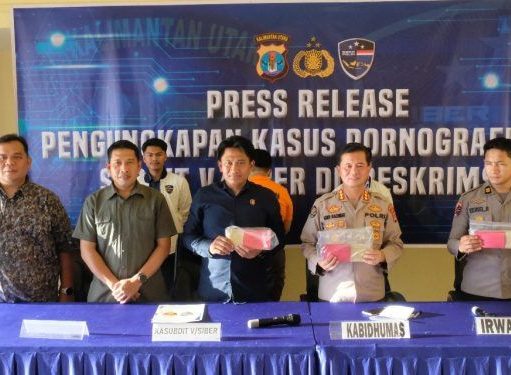 Polda Kaltara Berhasil Ungkap Kasus Kejahatan Siber Pornografi yang Melibatkan Anak Dibawah Umur