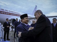 Tiba di Ankara, Presiden Prabowo Disambut Langsung Presiden Erdoğan