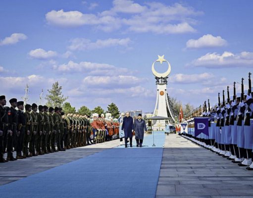 Upacara Meriah dan Penuh Kehormatan Sambut Presiden Prabowo di Istana Kepresidenan Turki