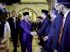 Masyarakat Indonesia di Qatar Sambut Kedatangan Presiden Prabowo