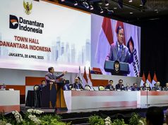Dalam Acara Town Hall Danantara Indonesia Presiden Prabowo Berikan Arahan kepada 1.500 Pimpinan BUMN