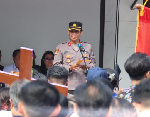 Polres Magelang Kota Amankan Kirab Salib Pekan Suci Paskah
