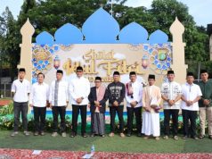 Wakapolda Metro Jaya dan Pejabat Polda Laksanakan Salat Idulfitri di Stadion Presisi