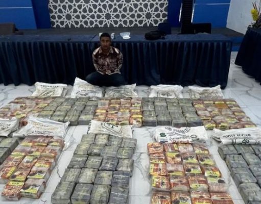 Penyelundupan Sabu Digagalkan di Aceh, 192 Kilo Sabu disita dan Satu Kurir Ditangkap