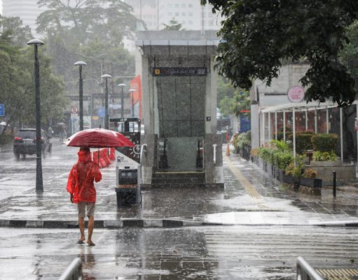 BMKG Prakirakan Hujan Guyur Jakarta di Akhir Pekan