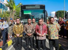 Pramono-Rano Luncurkan Rute Baru Transjabodetabek Blok M-Alam Sutera