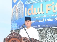 Ribuan Umat Muslim Kota Bandung Padati Lanud Husein Sastranegara untuk Salat Id