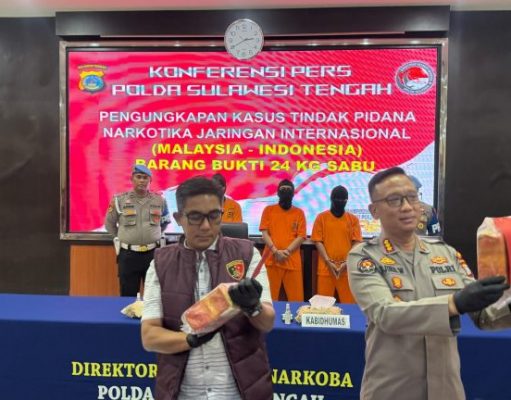 Polri Gagalkan Peredaran 20 Kg Sabu di Jalur Trans Palu-Donggala