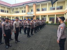 291 Bintara Remaja (OAP) Asal Pengiriman Polda Papua Barat Laksanakan Penutupan Lakatpuan di Pusdik Sabhara Porong