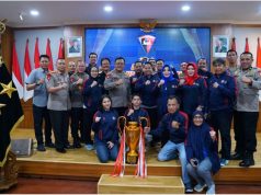 Dankorbrimob Polri Terima Kunjungan Kontingen PB. INKANAS Usai Raih Juara Umum Kejurnas Karate 2025