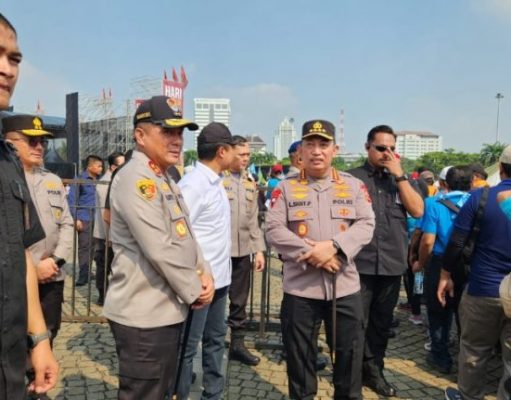 Kapolri Pastikan Beri Pengamanan-Pelayanan Terbaik May Day Fiesta yang dihadiri Presiden