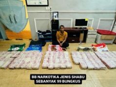 Polri Gagalkan Peredaran 99 Kilogram Sabu Jaringan Malaysia di Langsa, Aceh
