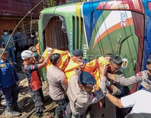 Usut Penyebab Kecelakaan Bus di Padang Korlantas Kirim Tim TAA