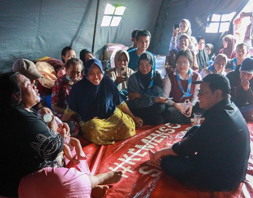Pramono Pastikan Penyintas Kebakaran Kapuk Muara Tertangani Baik