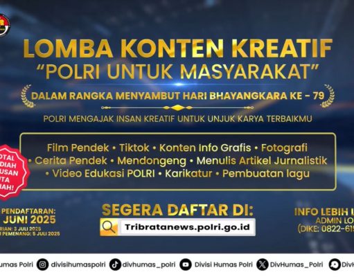 1000 Peserta Daftar Lomba Konten Kreatif Polri Ramaikan HUT Bhayangkara ke-79