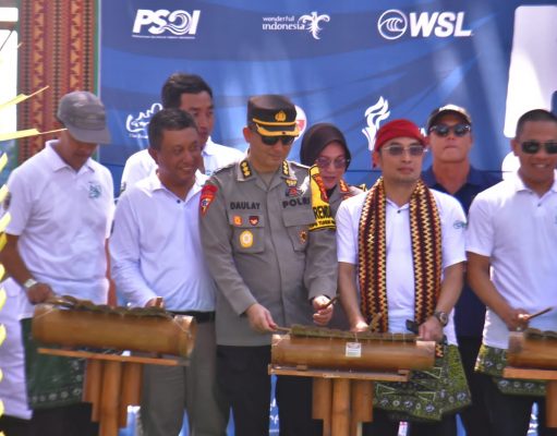 Polda Lampung Kerahkan Pengamanan Maksimal, WSL Krui Pro 2025 Resmi Dibuka