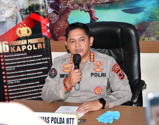 Gunung Lewotobi Laki-laki Erupsi, Polda NTT Imbau Masyarakat Tingkatkan Kewaspadaan