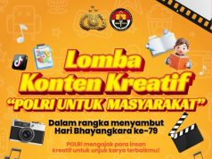 Total Hadiah Ratusan Juta Rupiah, Divisi Humas Polri Ajak Insan Kreatif Ikuti Lomba Konten Kreatif “Polri Untuk Masyarakat”