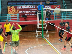 Polda Jabar Meriahkan Hari Bhayangkara ke-79 dengan Turnamen Bola Voli