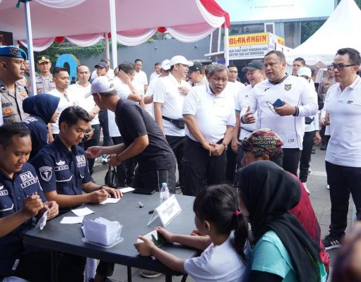 Terima Kasih Kepada Polda Jabar, Warga Bandung Antusias Gunakan Layanan Publik Gratis di CFD Dago